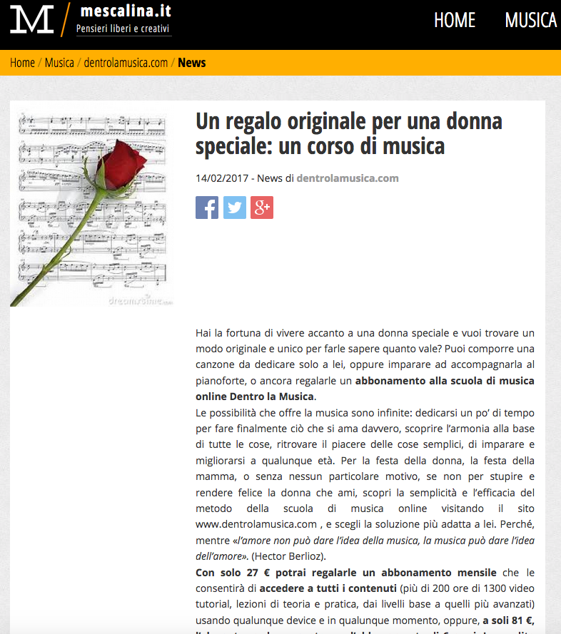 Mescalina.it - 14 Febbraio 17